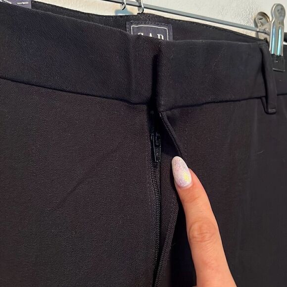 Gap Women's Black Flat Front Slim Ankle High Rise Dress Pants Size 14 NWT - Picture 2 of 9
